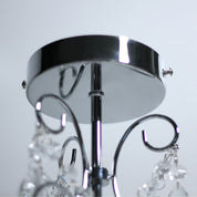 Renaissance 3 Light Small Chandelier Chrome