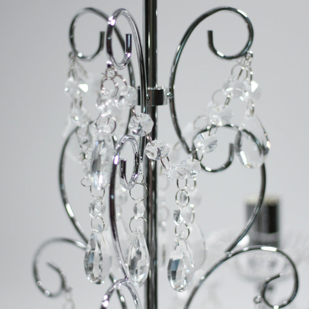 Renaissance 3 Light Small Chandelier Chrome