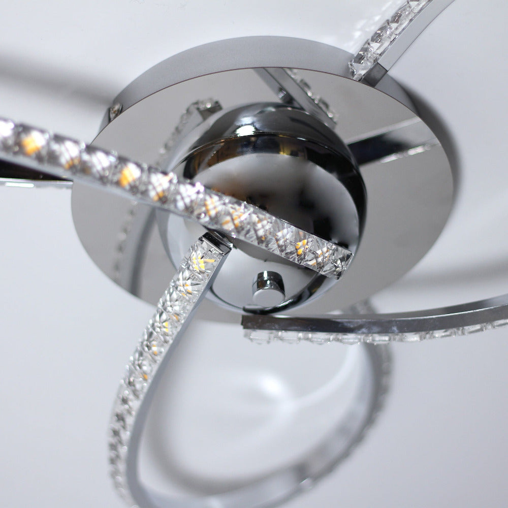 Irie Dimmable 3Lights LED Ceiling Light - Chrome