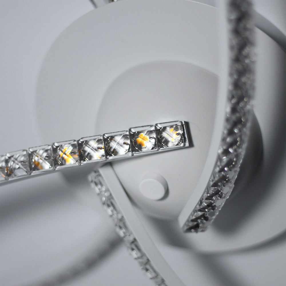 Irie Dimmable 3 Lights LED Ceiling Light - White