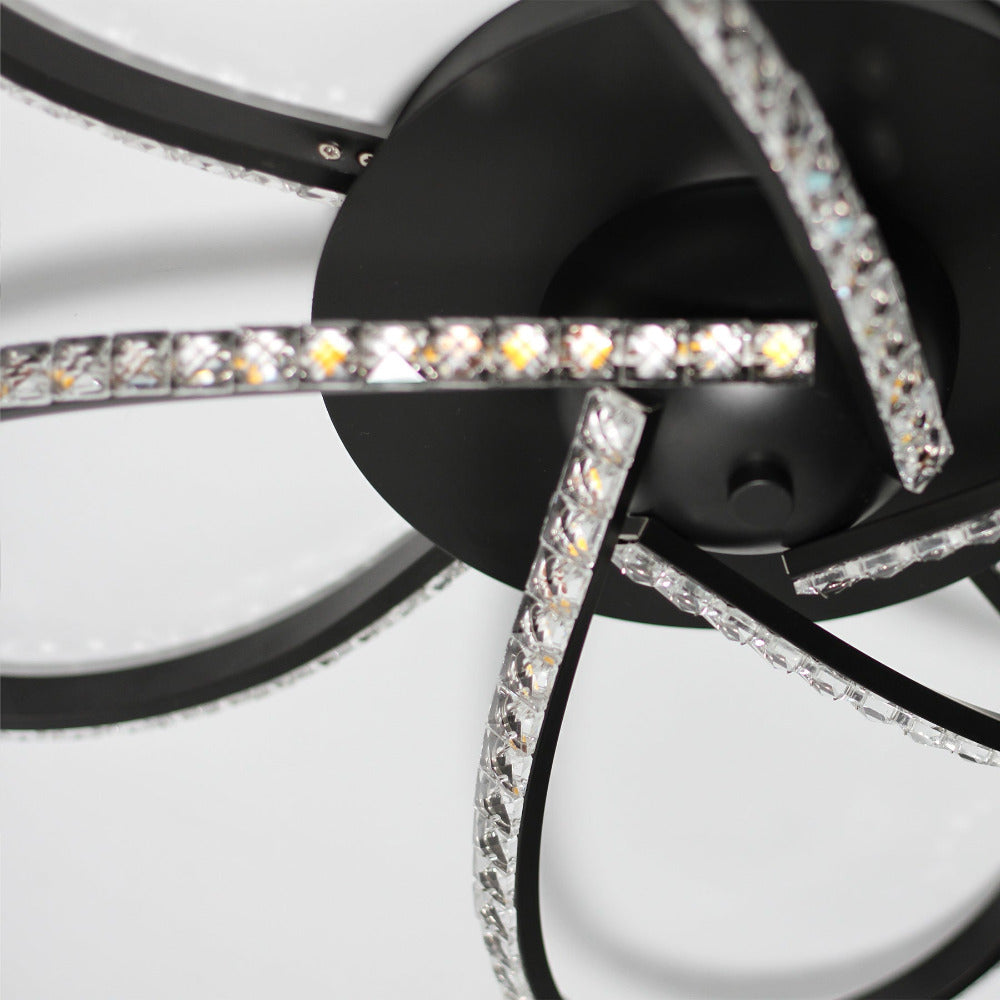Irie Dimmable 5Lights LED Ceiling Light - Black