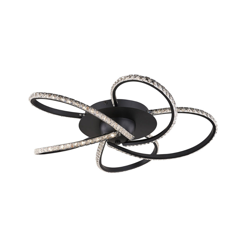 Irie Dimmable 5Lights LED Ceiling Light - Black