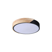 Celestia LED Large Flush Mount Light 24W 3CCT Black