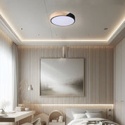 Celestia LED Small Flush Mount Light 13W 3CCT Black