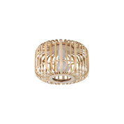 Canaya Flush Mount Light White & Natural