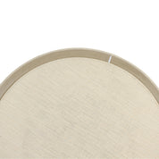 Linea Flush Mount Light White & Linen