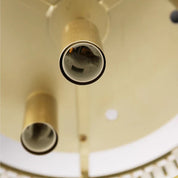 Greer Flush Mount Light Gold & Frosted Glass
