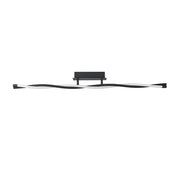 Rio LED Metal Flush Mount Light 12W 3000K Matt Black