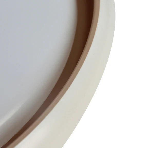 Melanie LED Acrylic Flush Mount Light 28W Tri Color White & Gold