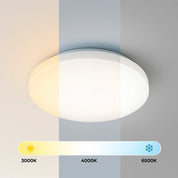 Elaine Medium LED Flush Mount Light 18W Tri Colour White