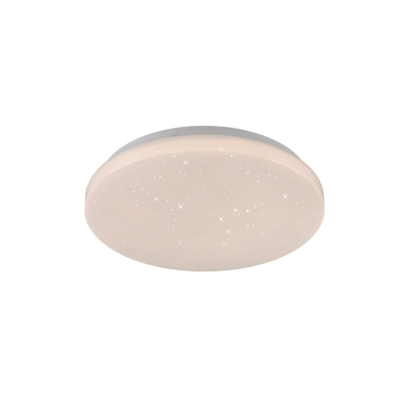 Starry Glow Small LED Flush Mount Light 12W Tri Colour White