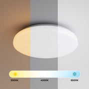 Starry Glow Small LED Flush Mount Light 12W Tri Colour White