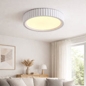 Mallory Plaster LED Large Ceiling Light 30W 3CCT White