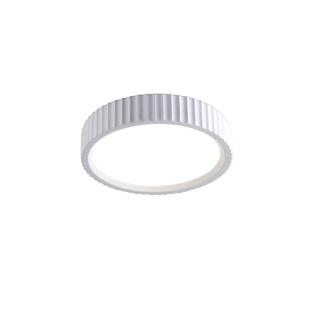 Mallory Plaster LED Small Ceiling Light 20W 3CCT White