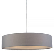 Mara Drum Pendant Light with Grey Shade