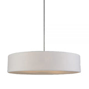 Mara Drum Pendant Light with White Shade