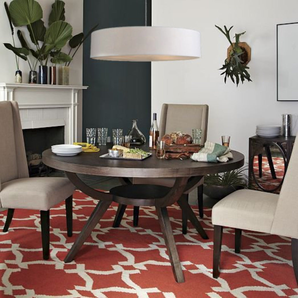 Mara Drum Pendant Light with Grey Shade