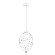 Moravian Pendant Light Chrome
