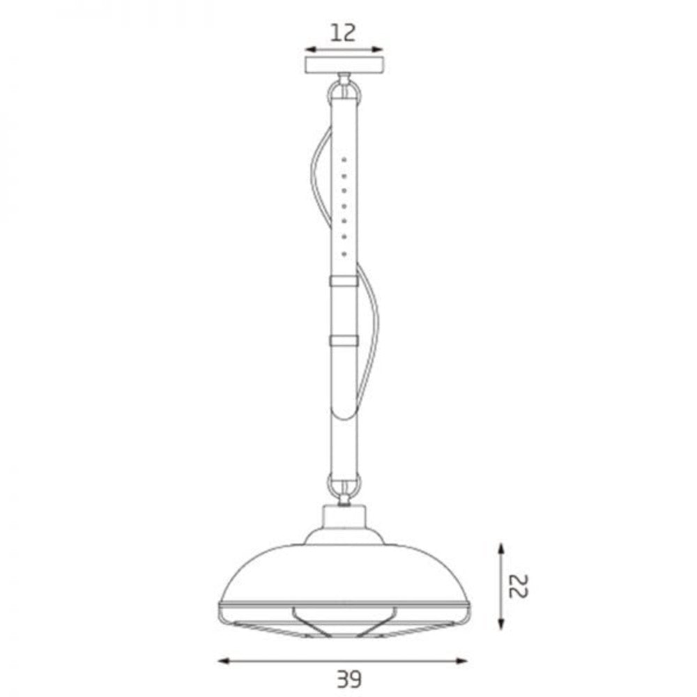 Matrix Pendant Light White