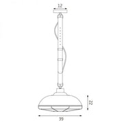 Matrix Pendant Light Black