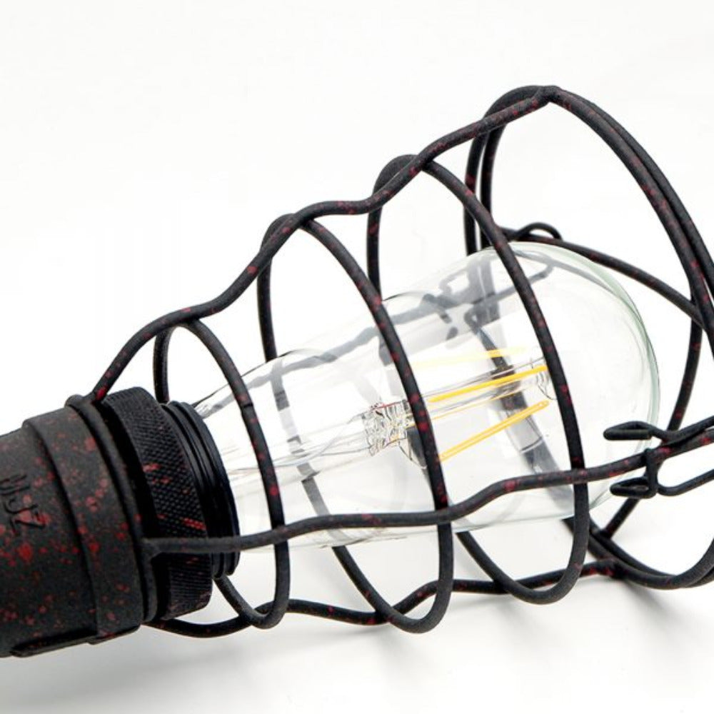 Vintage Pipe Pendant Light in Rusty