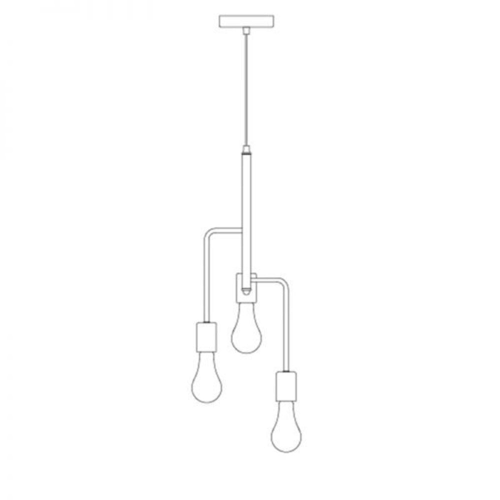 Rohan Pendant Light Satin Chrome