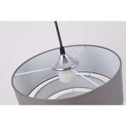 Isabelle 1 Light Pendant Grey