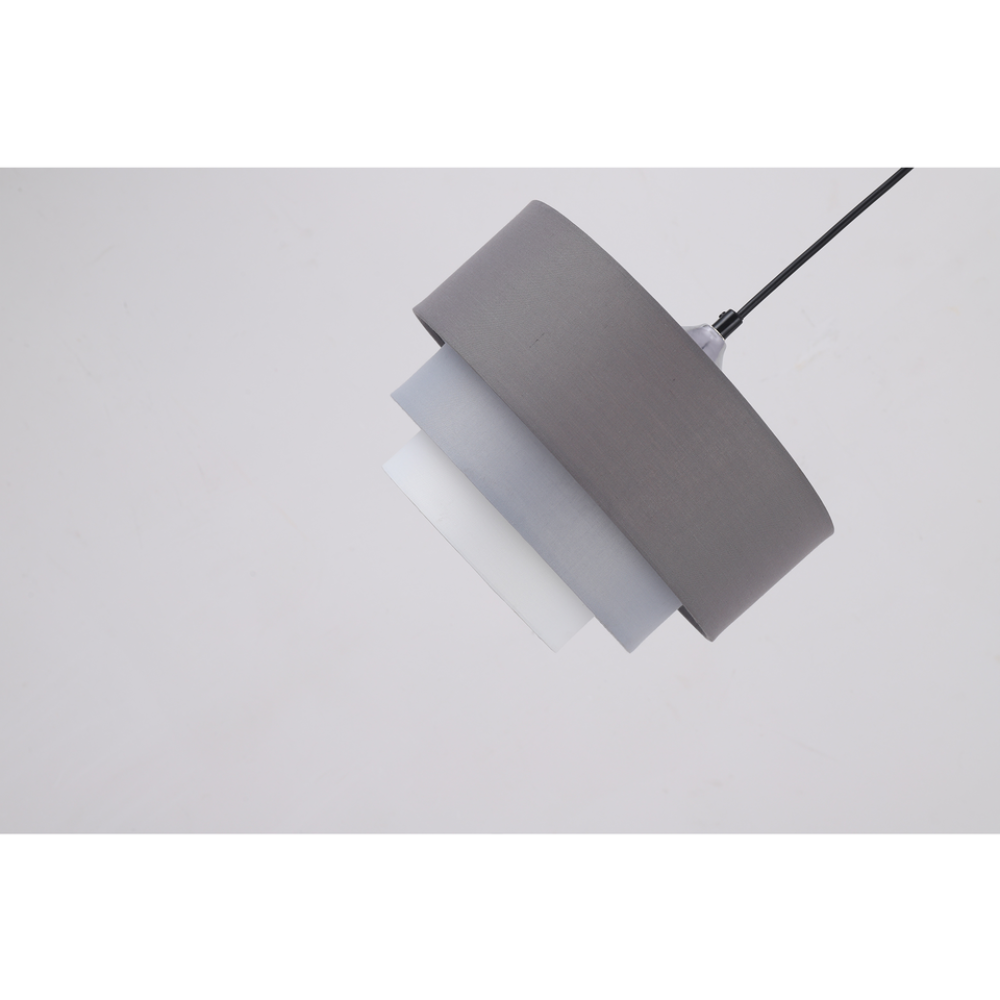 Isabelle 1 Light Pendant Grey