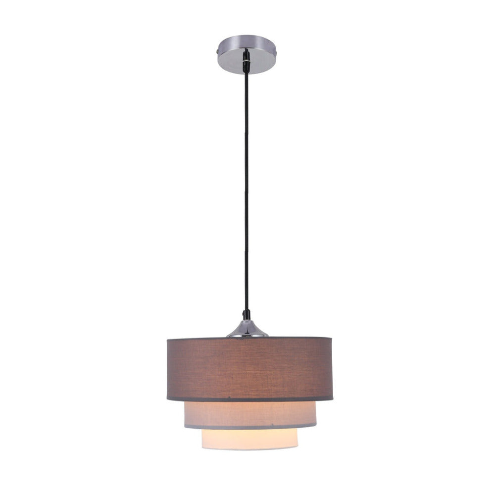 Isabelle 1 Light Pendant Grey