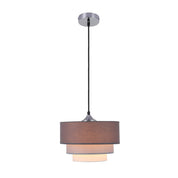 Isabelle 1 Light Pendant Grey