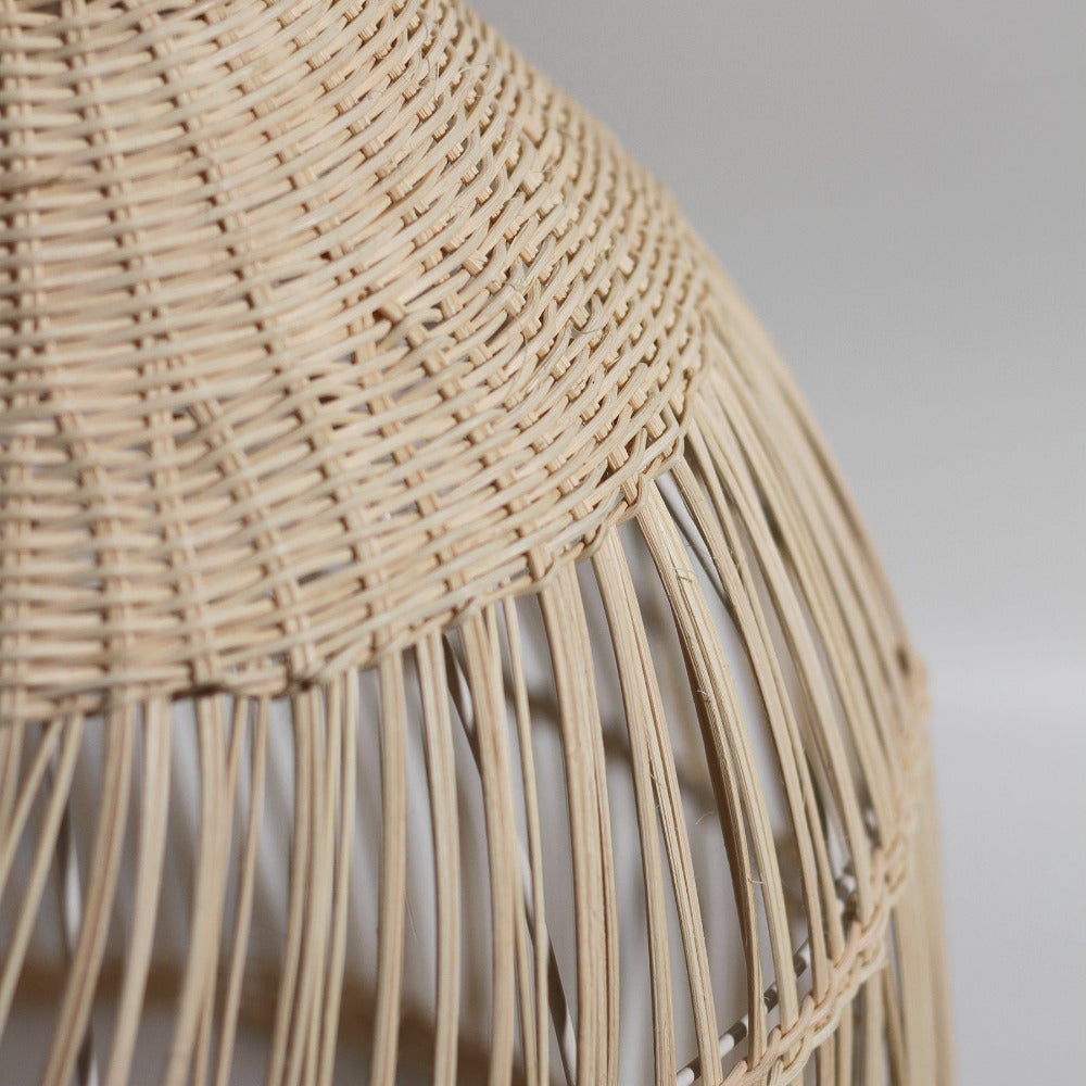 Shanen Rattan Pendant Light - White
