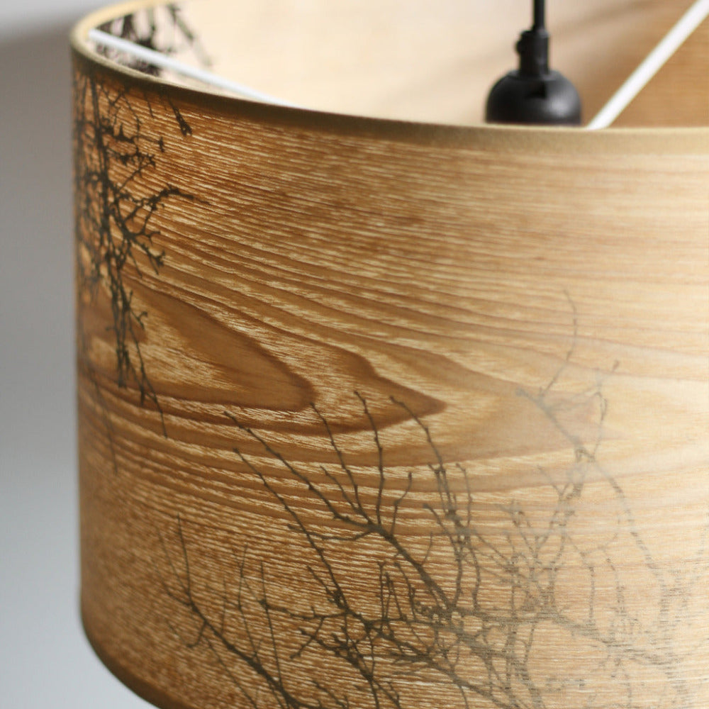 Sylvie 1 Light Pendant Wood