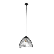 Gloria 1 Light Pendant Black