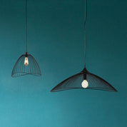 Gloria 1 Light Pendant Black