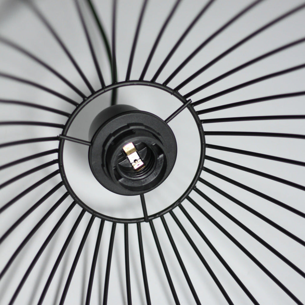 Gloria 1 Light Pendant Black