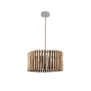 Vanessa 1 Light Pendant Natural Wood