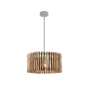 Vanessa 1 Light Pendant Natural Wood
