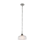 Aviva 1 Light Pendant Satin Chrome
