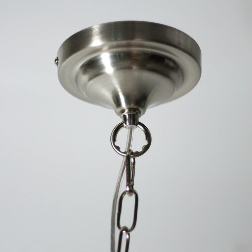Aviva 1 Light Pendant Satin Chrome