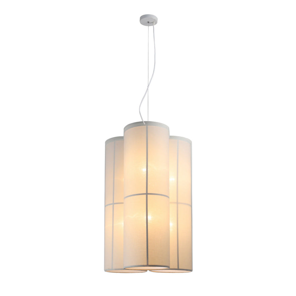 Ailsa 6 Light Pendant White