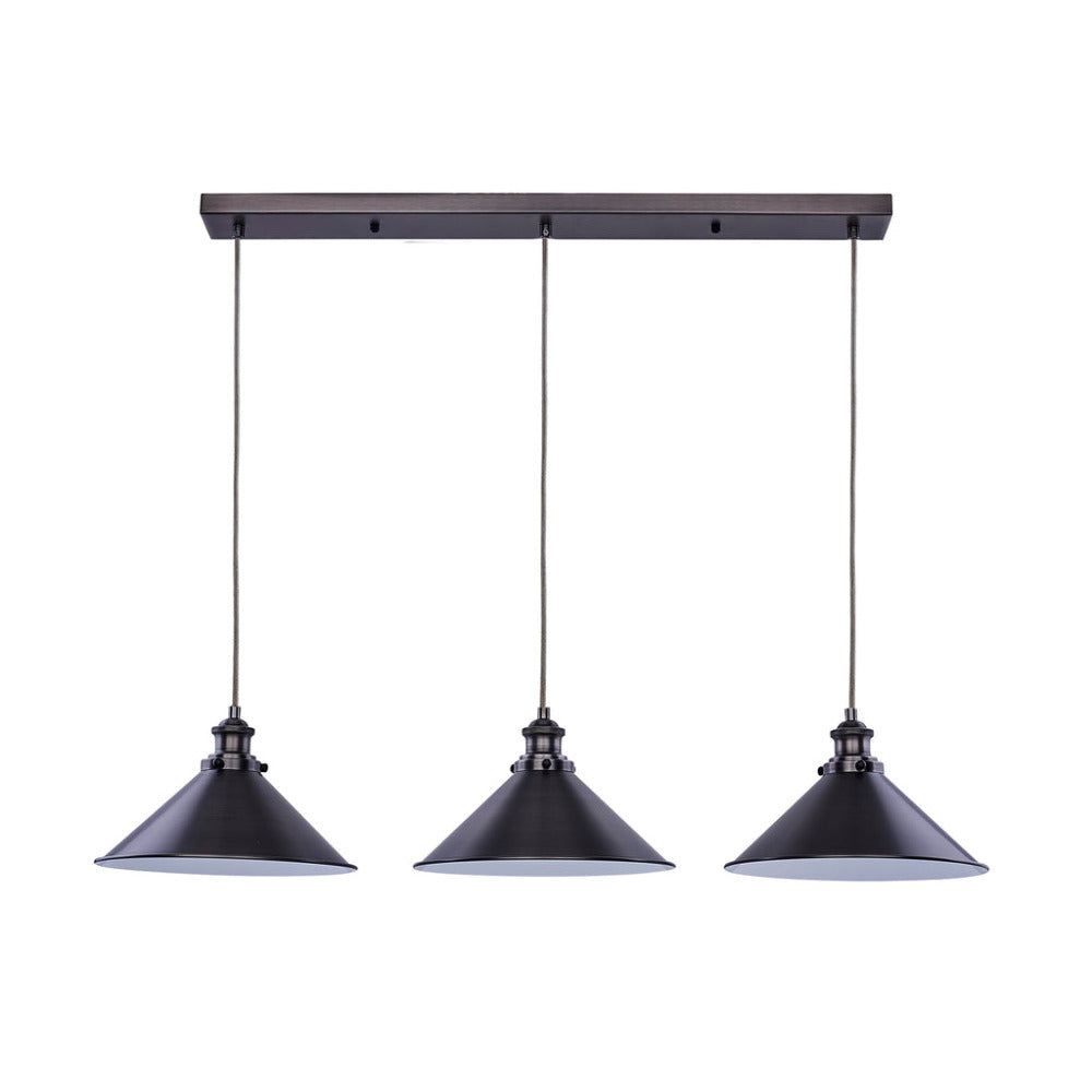 Brightyts 3 Light Island Pendant Pewter