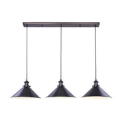 Brightyts 3 Light Island Pendant Pewter