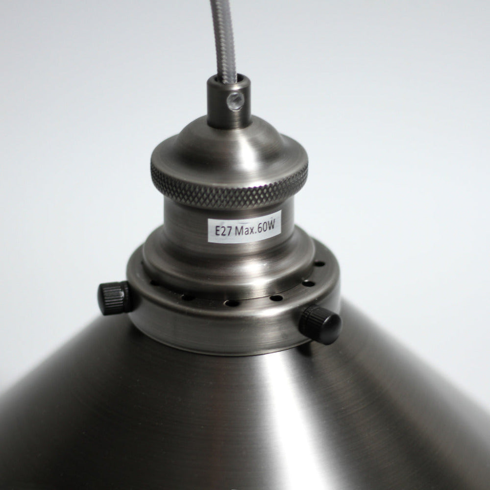 Brightyts 1 Light Pendant Pewter