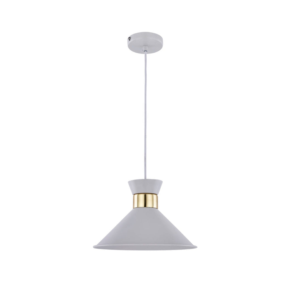 Baina 1 Light Pendant White