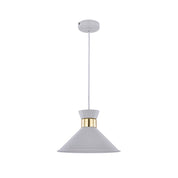Baina 1 Light Pendant White