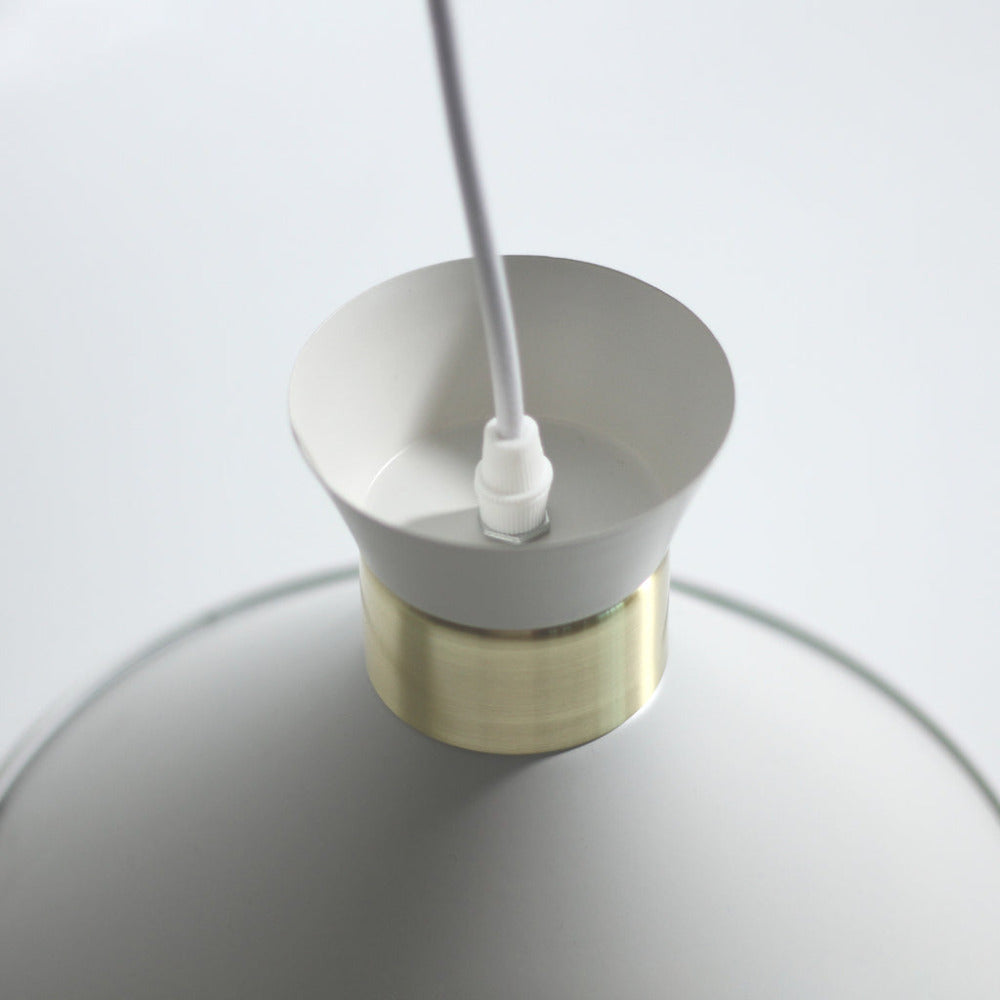 Baina 1 Light Pendant White