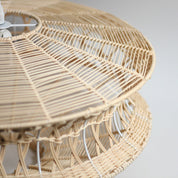 Parametric 1 Light Rattan Pendant Natural Rattan