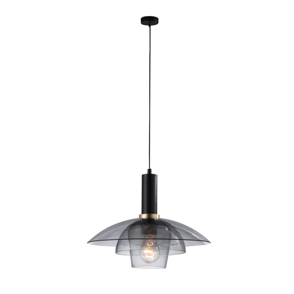 Pabla 1 Light Pendant Grey