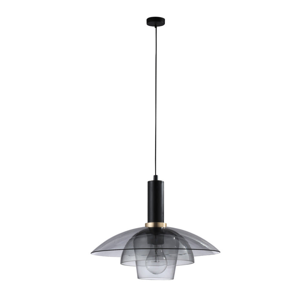 Pabla 1 Light Pendant Grey
