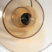 Pabla 1 Light Pendant Amber